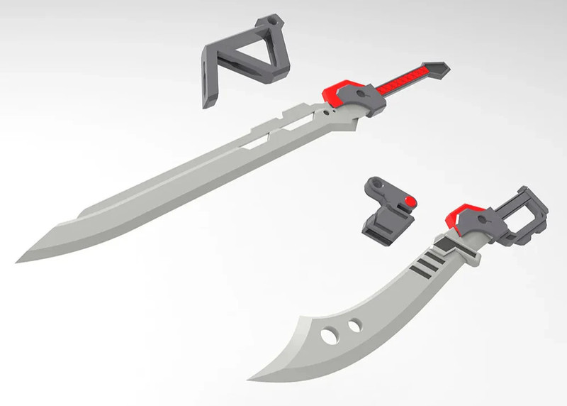 M.S.G. Modeling Support Goods Weapon Unit 54 Customize Blade Set 02